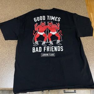 Good Times, Bad Friends Sketchy Tank Shirt